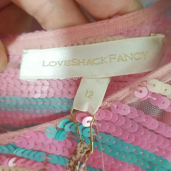 {LoveShackFancy} NWT: Avalyn Maxi Dress in Pitaya Stripe - Size SMALL - Picture 16 of 17
